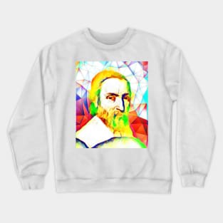 Nicolas Claude Fabri de Peiresc Colourful Portrait | Nicolas Claude Fabri de Peiresc Artwork 11 Crewneck Sweatshirt